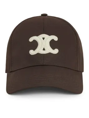 TRIOMPHE BASEBALL CAP IN COCOA COTTON