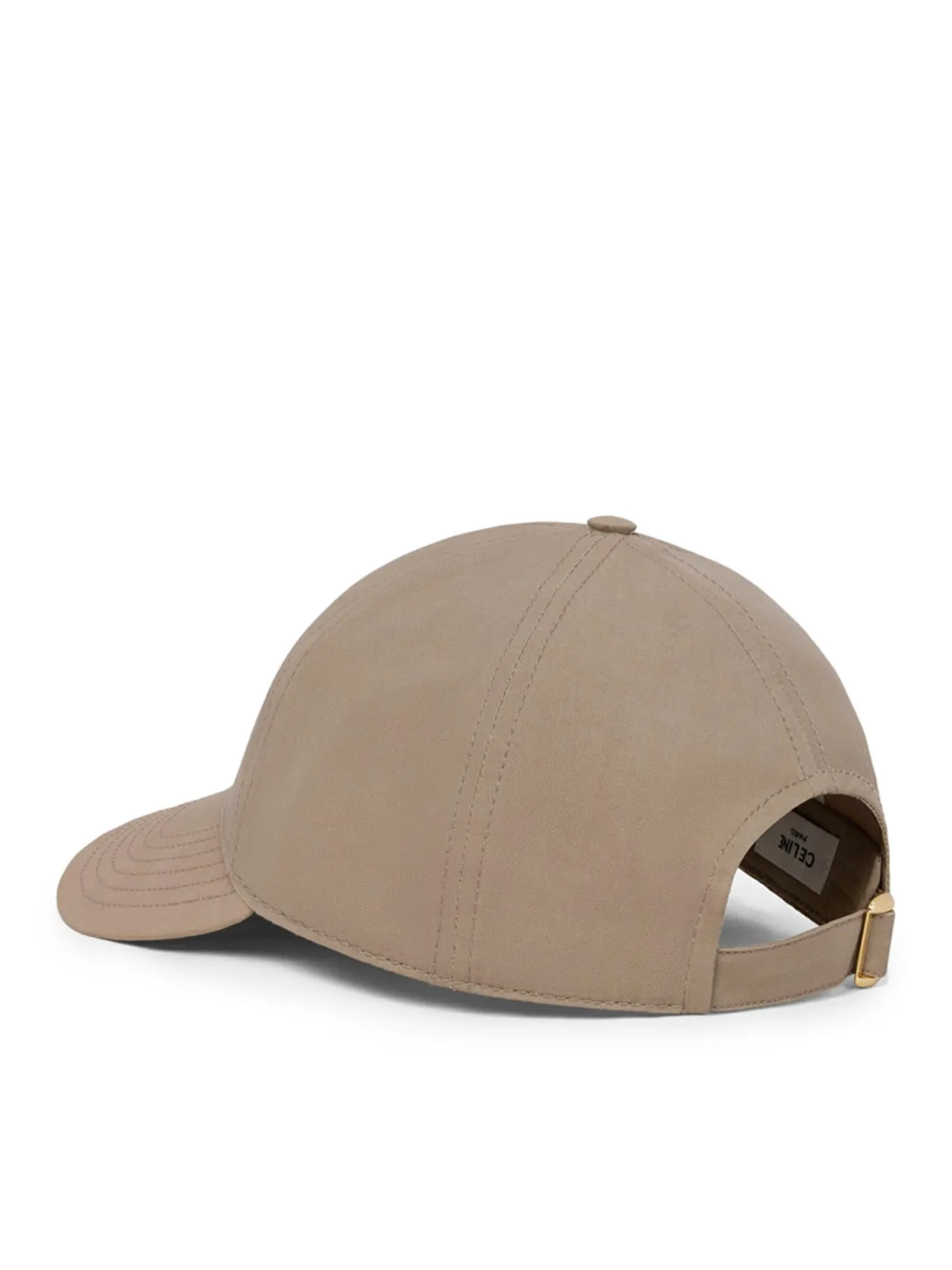 TRIOMPHE COTTON BASEBALL HAT GREIGE