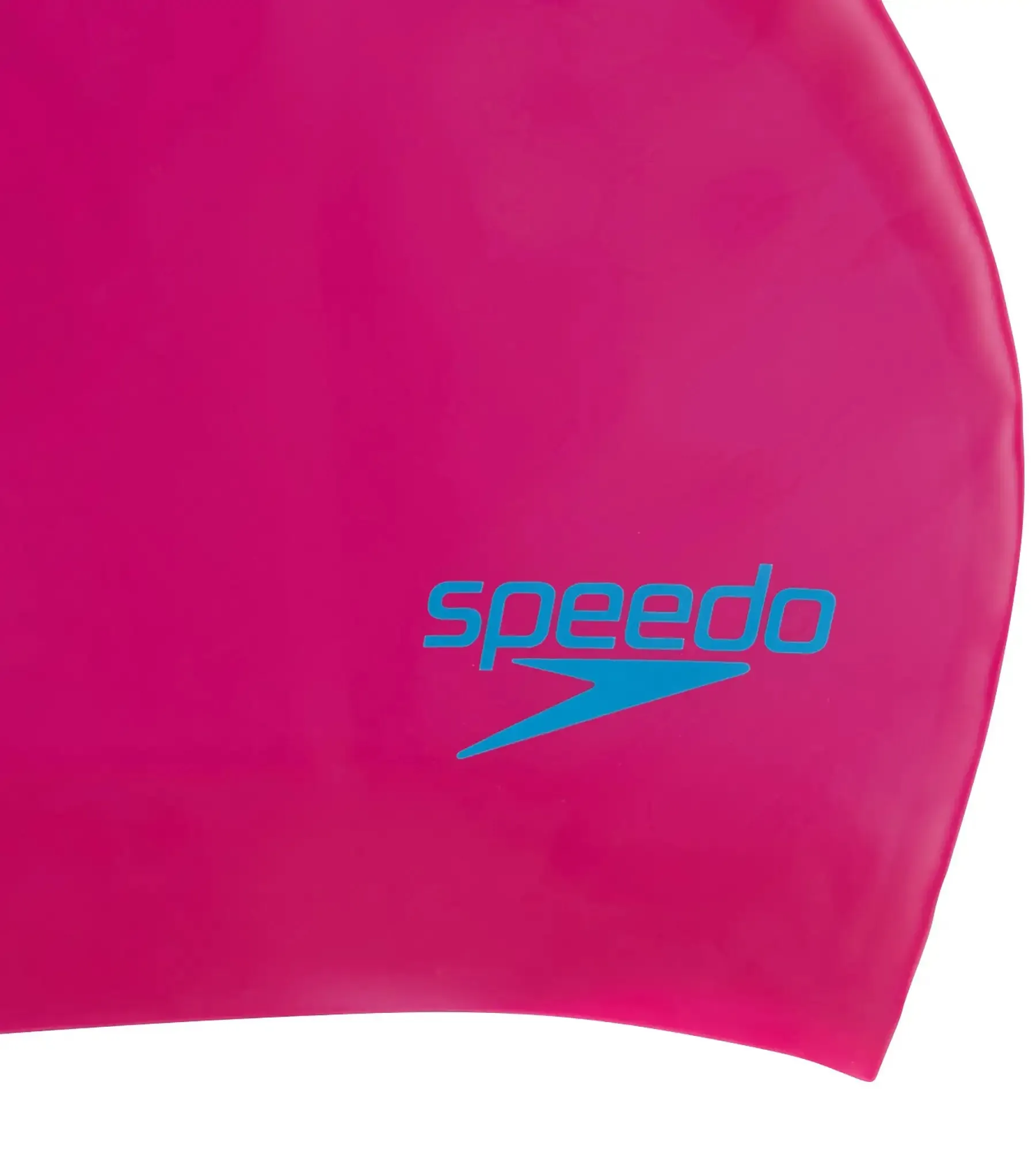 Unisex Junior Long Hair Swim Caps - Pink & Blue