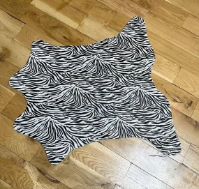 Zebra Calf Hide